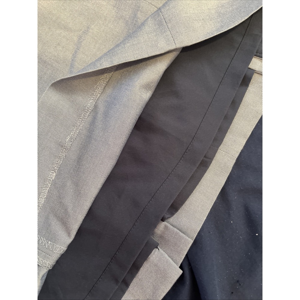 Antonio Melani‎ Blue Viscose Wool Blend Pencil Skirt Lined Zipper Career Sz8 - Picture 4 of 7